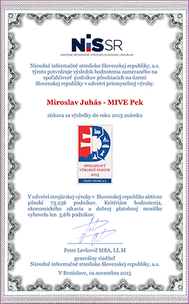 Miroslav Juhás - MIVEPek